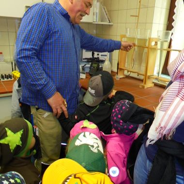 Besuch der Kläranlage