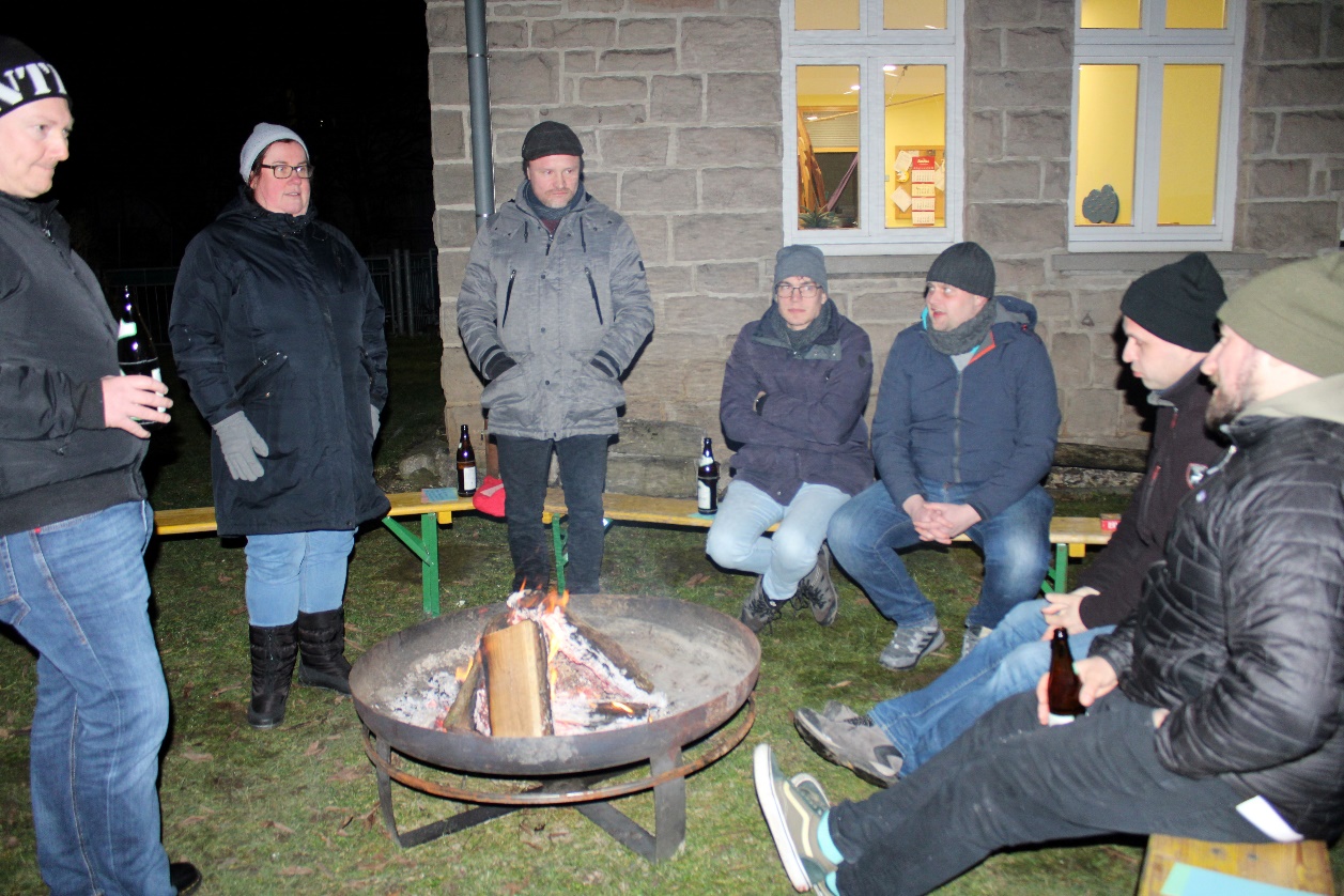 Wintergrillen mit Papas
